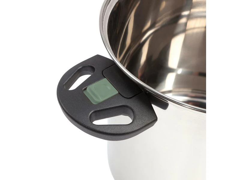 Bo-Camp - Pannenset - Elegance Compact 2 - 2-Delig - RVS 6 Bo-Camp - Pannenset - Elegance Compact 2 - 2-Delig - RVS - Afbeelding 6