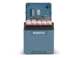 Igloo Mobiele Thermoelektrische Koelbox IE 24 23 Igloo Mobiele Thermoelektrische Koelbox IE 24 -Tevelde 1 11 igloo mobiele thermoelektrische koelbox ie 24 voorkant deksel open gevuld 9620013365