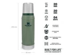 Stanley The Legendary Classic Bottle 0,75 Ltr Hammertone Green 6 Stanley The Legendary Classic Bottle 0,75 Ltr Hammertone Green -Tevelde 1 2 stanley the legendary classic bottle 075 ltr hammertone green specificaties 10 01612 027