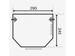 Dometic Oppompvoortent Pop Air Tour 290 Bundle Trigano -Tevelde 10 5 dometic oppompvoortent pop air tour 290 bundle trigano plattegrond 9120002329t