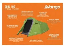 Vango Experience Tent Soul 100 -Tevelde 12 2 vango experience tent soul 100 eigenschapen buitenkant tersoult15077