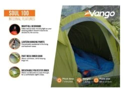 Vango Experience Tent Soul 100 -Tevelde 12 3 vango experience tent soul 100 eigenschappen binnenkant tersoult15077