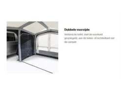 Dometic Club Deluxe AIR Pro Drive Away Camper-bus Tent 15 Dometic Club Deluxe AIR Pro Drive Away Camper-bus Tent -Tevelde 13 6 dometic club deluxe air pro drive away camper bus tent dubbele voorzijde 9120002141