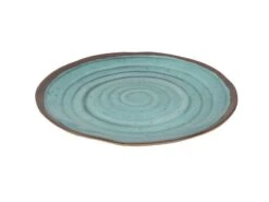 Bo-Camp - Servies - 100% Melamine - 12-delig - Halo - Aqua/Terracotta -Tevelde 136 2 bo camp servies 100 melamine 12 delig halo aqua terracotta 6181392