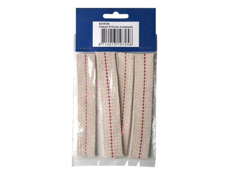 Bo-Camp Platte Lont Vlakpit 4 Stuks 1,8x12 Cm 1 Bo-Camp Platte Lont Vlakpit 4 Stuks 1,8x12 Cm