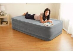 Intex Velours Luchtbed Met Ingebouwde Pomp Comfort Plush Elevated Twin