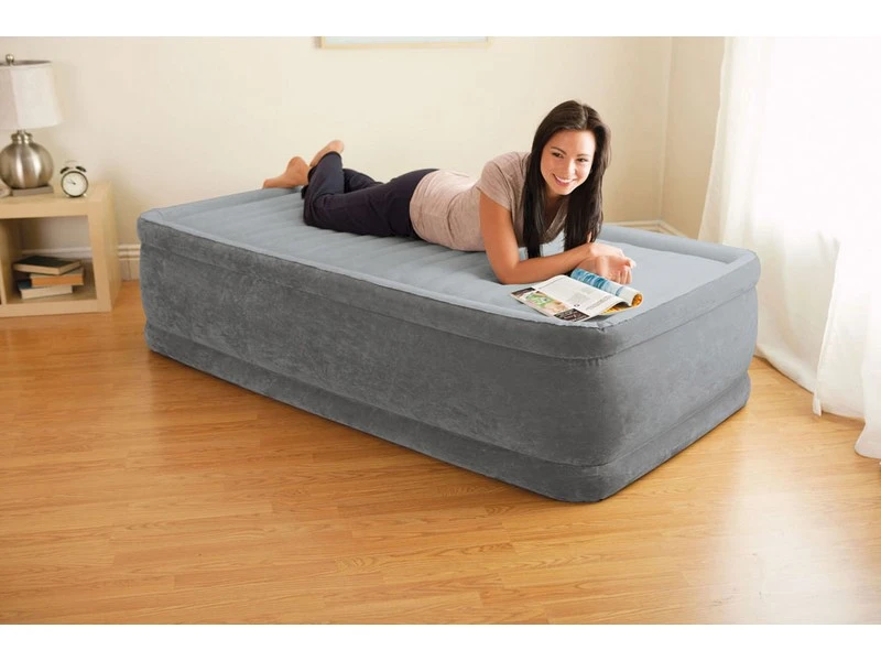 Intex Velours Luchtbed Met Ingebouwde Pomp Comfort Plush Elevated Twin 1 Intex Velours Luchtbed Met Ingebouwde Pomp Comfort Plush Elevated Twin