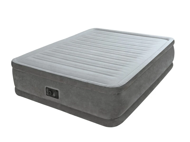 Intex Velours Luchtbed Met Ingebouwde Pomp Plush Elevated Queen 1 Intex Velours Luchtbed Met Ingebouwde Pomp Plush Elevated Queen