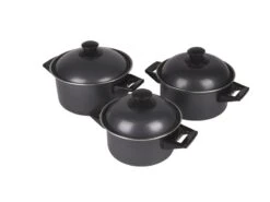 Bo Camp Pannenset Rondo Carbon Staal