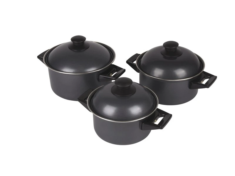 Bo Camp Pannenset Rondo Carbon Staal 1 Bo Camp Pannenset Rondo Carbon Staal