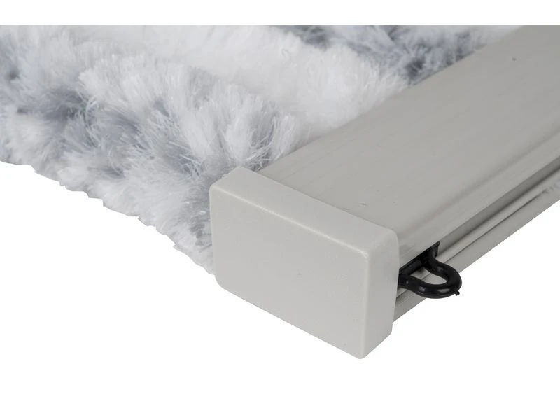 Arisol Vliegengordijn 'kattenstaart' Grijs-wit 3 Arisol Vliegengordijn 'kattenstaart' Grijs-wit - Afbeelding 3