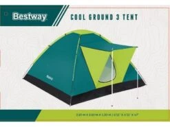 Bestway Tent Coolground X3 Met Luifel 7 Bestway Tent Coolground X3 Met Luifel -Tevelde 172 3 bestway tent coolground x3 met luifel maten 7075029065