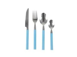 Bo Camp Bestekset 4 Delig 1 Persoons Blauw