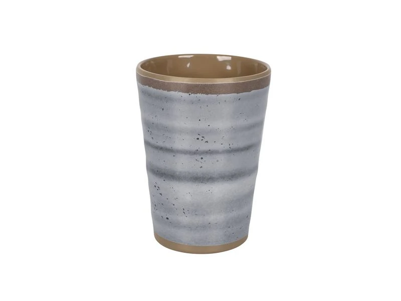 Bo Camp Beker Halo 4 Stuks Melamine Grijs Bruin 1 Bo Camp Beker Halo 4 Stuks Melamine Grijs Bruin