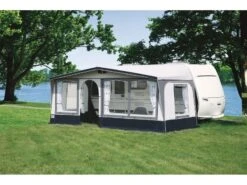 Brand Caravanvoortent Lago 280