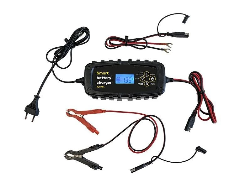 Haba Acculader 12V, 5A En Druppellader 1 Haba Acculader 12V, 5A En Druppellader