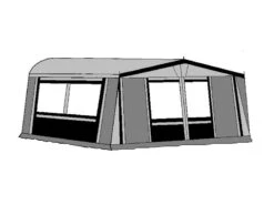 Te Velde Voortent De Wenne 310 Cm Antraciet