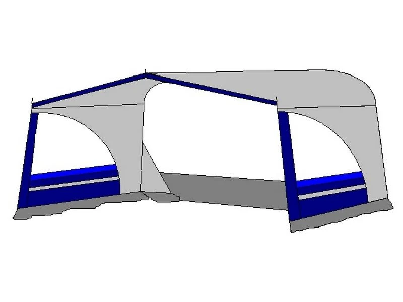 Te Velde Luifel Regenboog 240 Cm Blauw 4 Te Velde Luifel Regenboog 240 Cm Blauw - Afbeelding 4