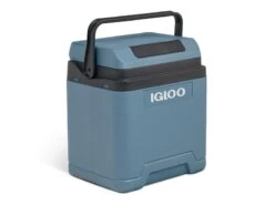 Igloo Mobiele Thermoelektrische Koelbox IE 27 -Tevelde 2 6 igloo mobiele thermoelektrische koelbox ie 27 zijkant handgreep omhoog 9620013369