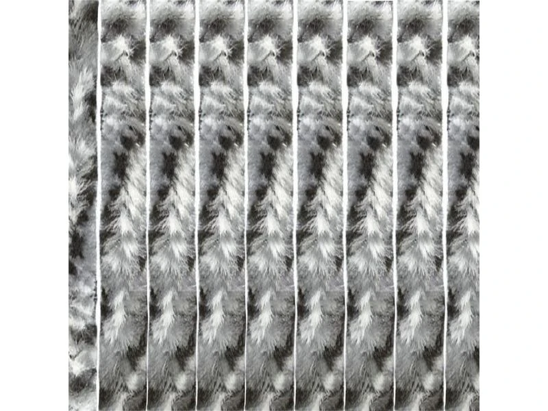 Travellife Chenille Rain Grijs/zwart 56x185cm 1 Travellife Chenille Rain Grijs/zwart 56x185cm