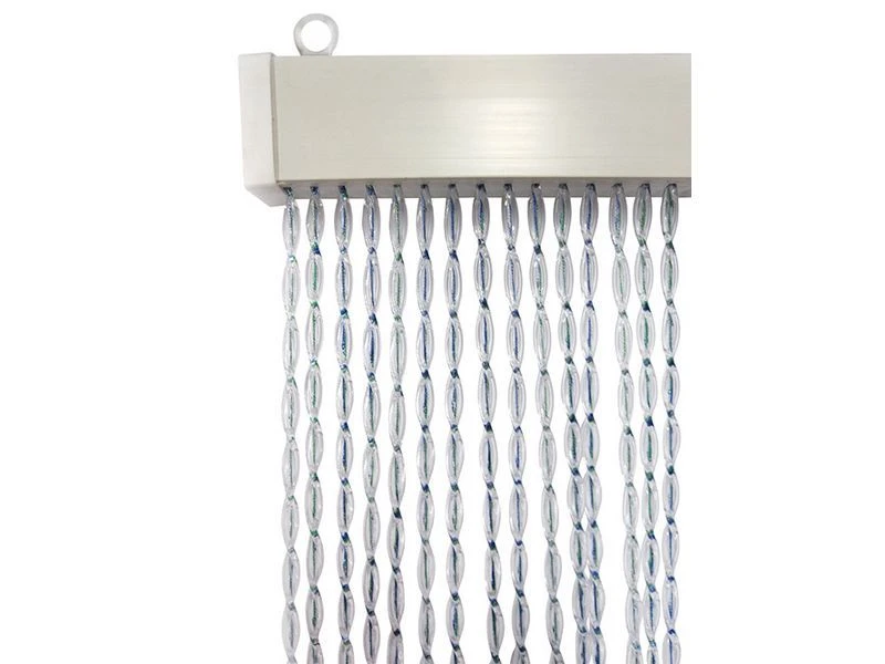 Vliegengordijn PVC Transparant-grijs-blauw 2 Vliegengordijn PVC Transparant-grijs-blauw - Afbeelding 2