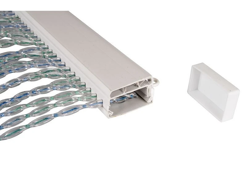 Vliegengordijn PVC Transparant-grijs-blauw 3 Vliegengordijn PVC Transparant-grijs-blauw - Afbeelding 3