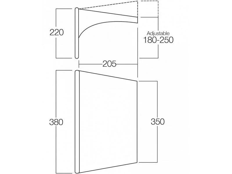 Vango Opblaasluifel Voor Caravan Airbeam Sky Canopy 3,5 Meter 9 Vango Opblaasluifel Voor Caravan Airbeam Sky Canopy 3,5 Meter - Afbeelding 9
