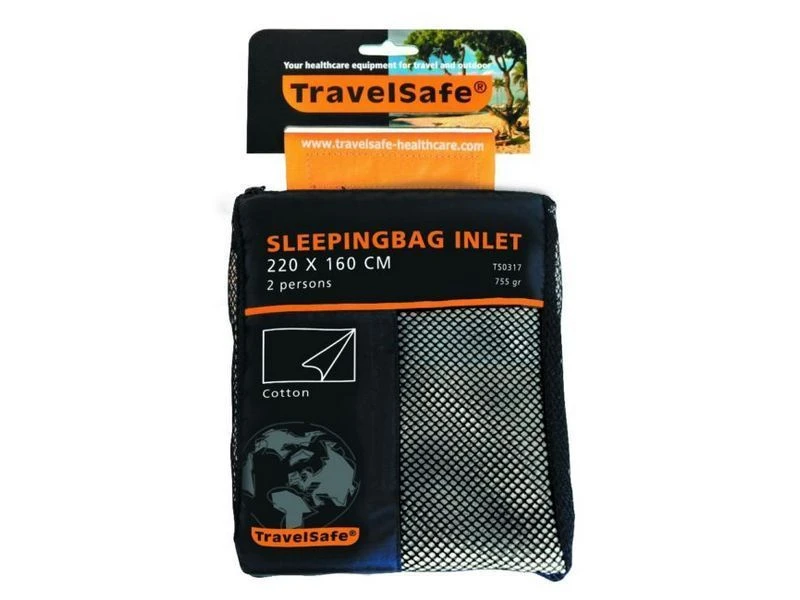 Travelsafe Katoenen Lakenzak Voor Slaapzak 2 Persoons 3 Travelsafe Katoenen Lakenzak Voor Slaapzak 2 Persoons - Afbeelding 3