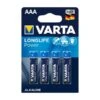 Varta Batterijen AAA Micro High Energy Alkaline 4 Stuks