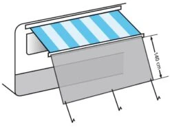 Eurotrail Sunblocker 400 X 140 Cm 7 Eurotrail Sunblocker 400 X 140 Cm -Tevelde 25 3 eurotrail sunblocker 400 x 140 cm etct0025