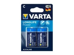 Varta Batterijen Engelse Staaf C High Energy Alkaline 2 Stuks