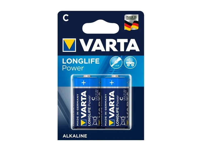 Varta Batterijen Engelse Staaf C High Energy Alkaline 2 Stuks 1 Varta Batterijen Engelse Staaf C High Energy Alkaline 2 Stuks