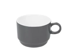 Bo Camp Melamine Kopje 2 Tone Grijs
