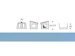 Ventura Opblaasvoortent Air Dove 350 -Tevelde 3 2 ventura opblaasvoortent air dove 350 afmeting 177113503