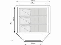 Eurotrail Pop-up Tent Spring 3 -Tevelde 3 3 eurotrail pop up tent spring 3 ette0454 6301