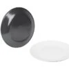 Bo Camp Melamine Dinerbord 2 Tone Grijs