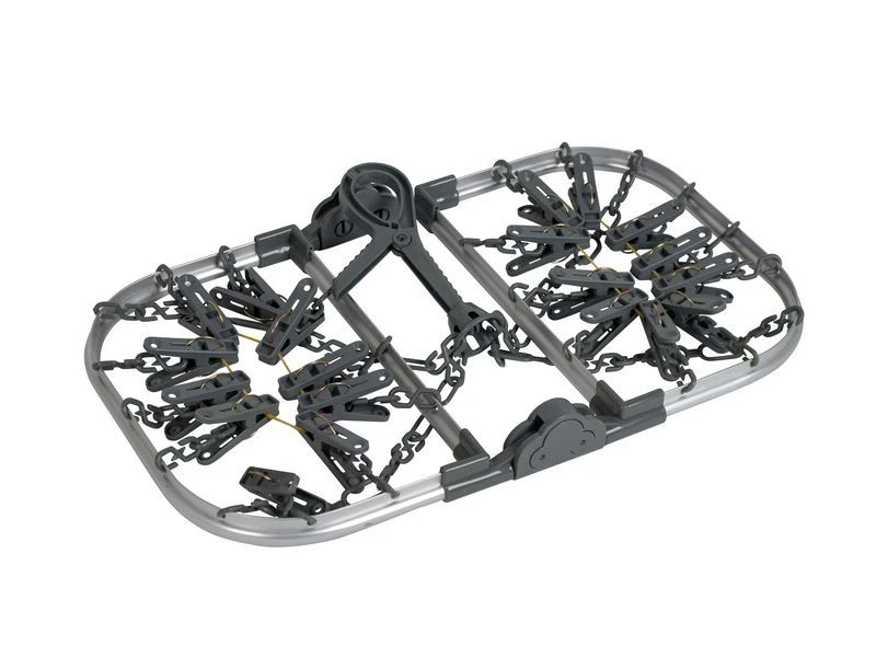 Bo-Camp - Droogcarrousel - Ovaal - 20 Knijpers - Grijs 2 Bo-Camp - Droogcarrousel - Ovaal - 20 Knijpers - Grijs - Afbeelding 2