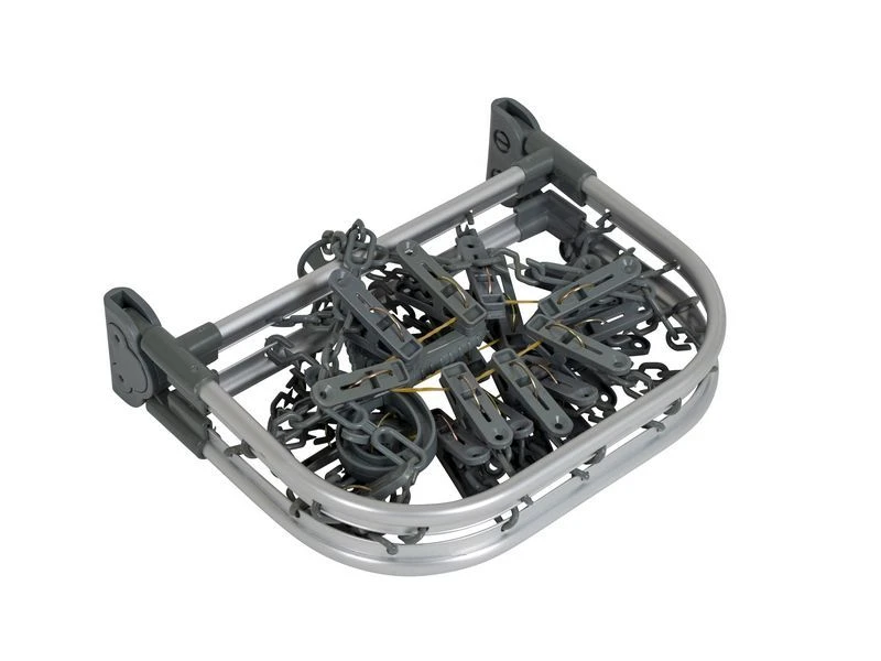 Bo-Camp - Droogcarrousel - Ovaal - 20 Knijpers - Grijs 3 Bo-Camp - Droogcarrousel - Ovaal - 20 Knijpers - Grijs - Afbeelding 3