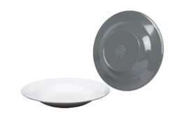 Bo Camp Melamine Diep Bord 2 Tone Grijs