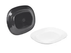 Bo Camp Melamine Schaal 2 Tone Grijs