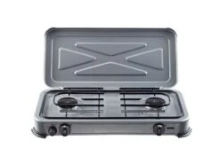 Gimeg Kooktoestel Gas 2-pits Grijs