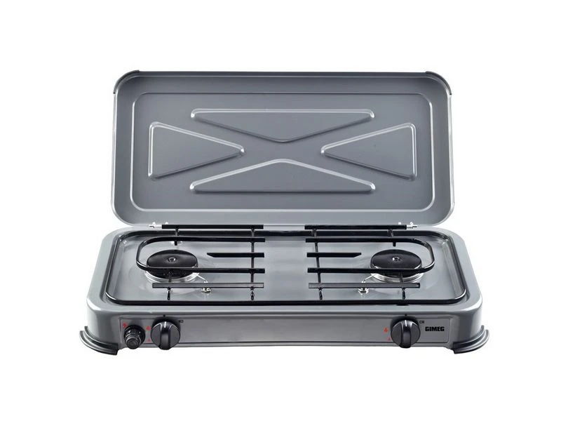 Gimeg Kooktoestel Gas 2-pits Grijs 1 Gimeg Kooktoestel Gas 2-pits Grijs