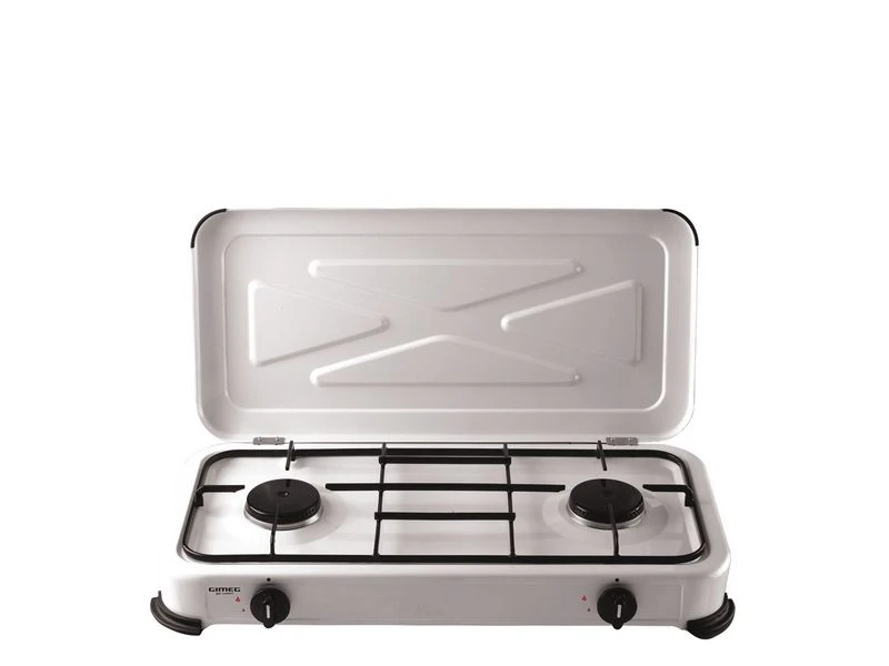 Gimeg Kooktoestel Gas 2-pits Wit 1 Gimeg Kooktoestel Gas 2-pits Wit