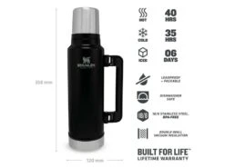 Stanley The Legendary Classic Bottle 1,4 Ltr Matte Black -Tevelde 4 2 stanley the legendary classic bottle 14 ltr matte black specificaties 10 08265 002