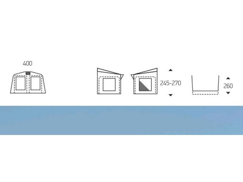 Ventura Opblaasvoortent Air Dove 400 3 Ventura Opblaasvoortent Air Dove 400 - Afbeelding 3