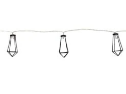 Bo-Camp Industrial Lichtketting Galvin 10 Lichten 5 Lumen Zwart