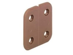 Fjord Outdoor Scharnier Bruin Kunststof à 4 St.