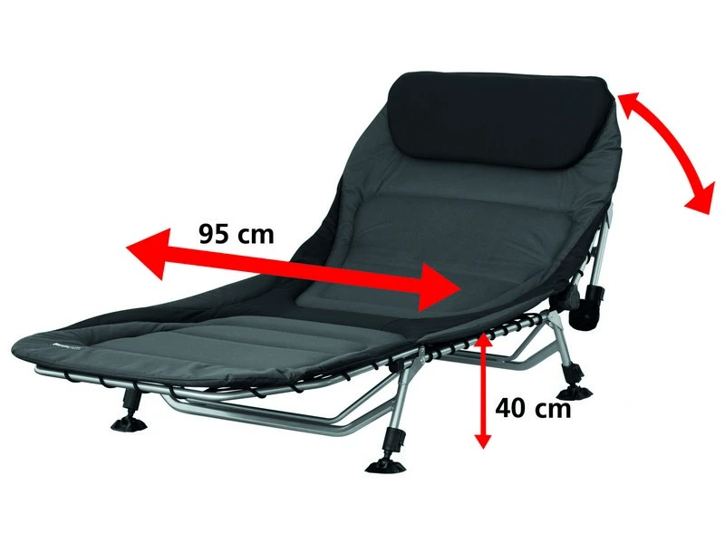 Eurotrail Masterbed 95 Grijs 2 Eurotrail Masterbed 95 Grijs - Afbeelding 2