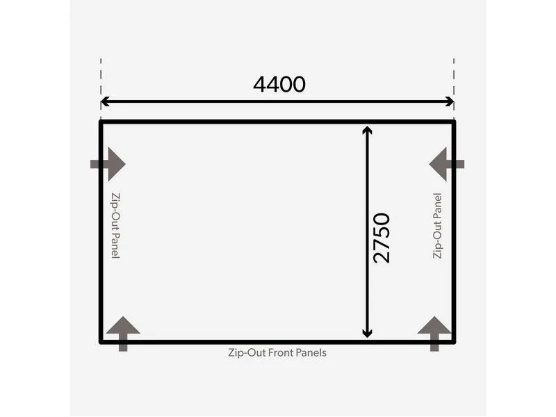 Kampa Dometic Opblaasbare Voortent Club Air Pro 440 M 2 Kampa Dometic Opblaasbare Voortent Club Air Pro 440 M - Afbeelding 2
