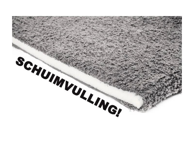 Bo Camp Badstof Stoelhoes Gepolsterd M Donker Grijs 2 Bo Camp Badstof Stoelhoes Gepolsterd M Donker Grijs - Afbeelding 2